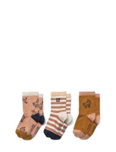 Silas Socks 3-Pack Sukat Multi/patterned Liewood