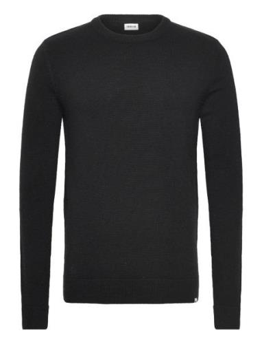 Sddyllon Ls2 Tops Knitwear Round Necks Black Solid