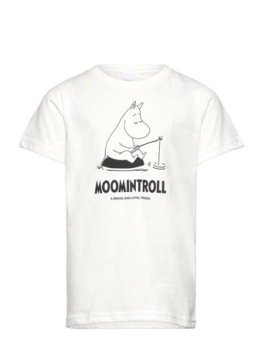 Character Moomin T-Shirt Tops T-shirts Short-sleeved White Martinex