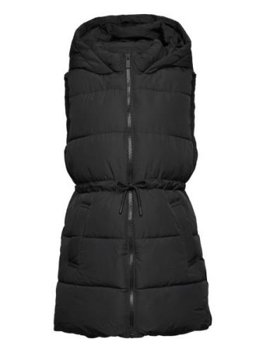 Long Quilted Gilet Toppaliivi Black Mango