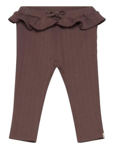 Nbfnara Nreg Pant Lil Bottoms Trousers Brown Lil'Atelier