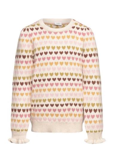 Hcpani - Jumper Tops Knitwear Pullovers Beige Hust & Claire