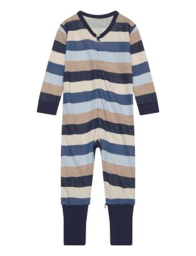 Hcmanu - Sleepsuit Pyjama Sie Jumpsuit Haalari Blue Hust & Claire