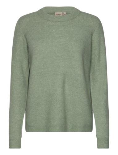 Frellis Pu 1 Tops Knitwear Jumpers Green Fransa