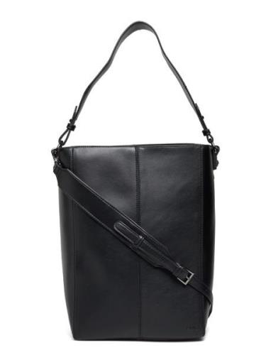 Casset Soft Structure Bags Small Shoulder Bags-crossbody Bags Black HV...