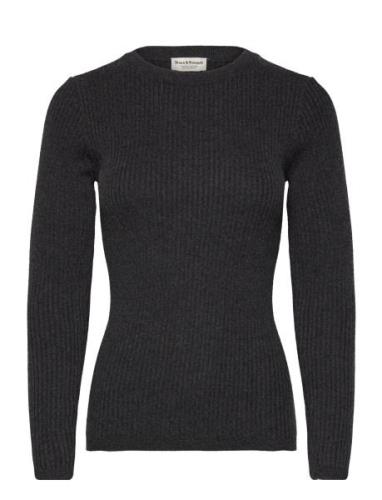 Bs Bonita Regular Fit Knitwear Tops Knitwear Jumpers Grey Bruun & Sten...