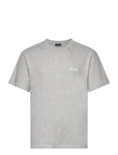 Boxy Tee S/S Artwork Tops T-shirts Short-sleeved Grey HAN Kjøbenhavn