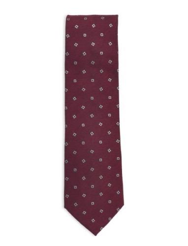 Classic Tie Solmio Kravatti Burgundy Amanda Christensen