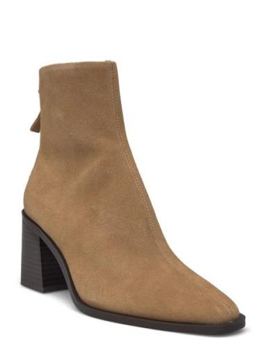 Heeled Leather Ankle Boot Shoes Boots Ankle Boots Ankle Boots With Hee...