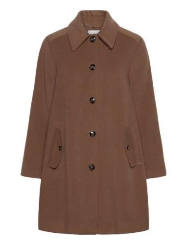 Opeia - Outerwear Pitkä Takki Brown Claire Woman