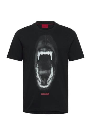 Dayaking Designers T-shirts Short-sleeved Black HUGO