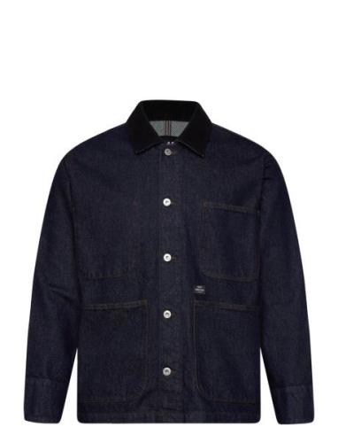 Arizona Denim Chore Jacket Farkkutakki Denimtakki Navy Mads Nørgaard