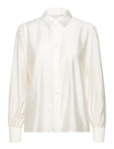 Ihkarlani Sh2 Tops Shirts Long-sleeved White ICHI