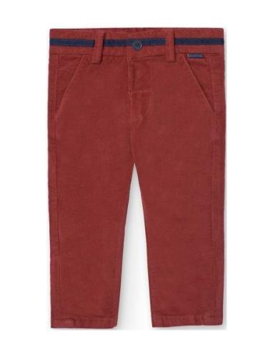 Microcorduroy Trousers For Baby Boy -Bci Bottoms Trousers Red Boboli