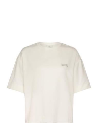 Cmmuse-Tee Tops T-shirts & Tops Short-sleeved Cream Copenhagen Muse