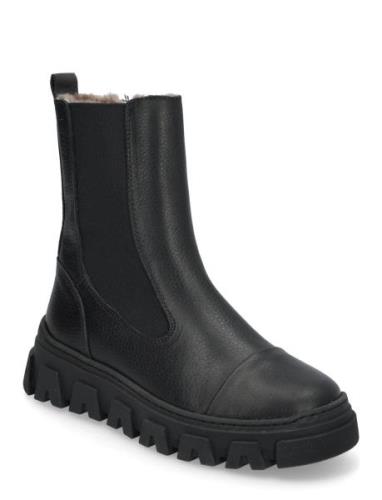 Bisgaard Nilla Lamb Bootsit Nauhalliset Saapikkaat Black Bisgaard