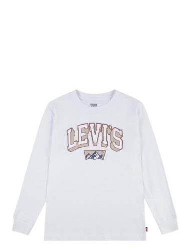 Levi's® Academic Adventurer Long Sleeve Tee Tops T-shirts Long-sleeved...