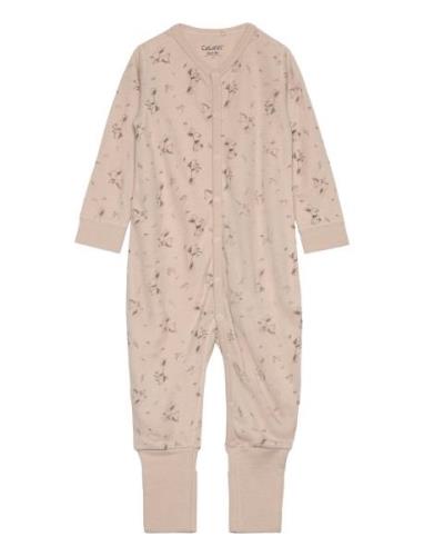 Jumpsuit Ls - Aop Jumpsuit Haalari Beige CeLaVi