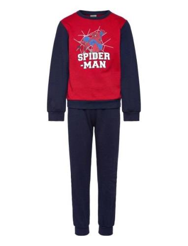 Joggings Pyjamasetti Pyjama Navy Spider-man