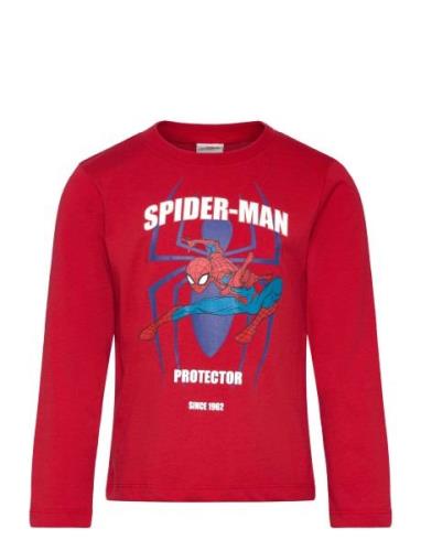 Tshirt Tops T-shirts Long-sleeved T-shirts Red Spider-man