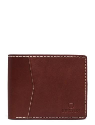 Traditional Leather Wallet Lompakko Brown Brixton