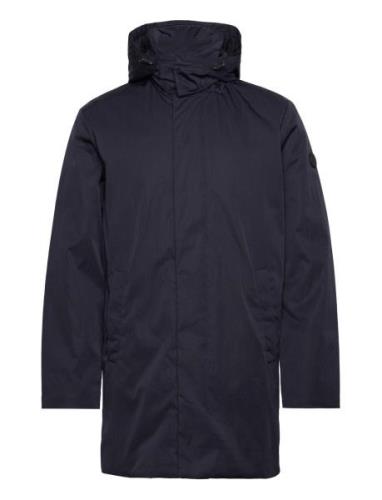 Padded Car Coat Vuorillinen Takki Topattu Takki Navy GANT