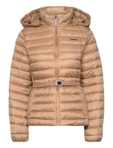 Lw Padded Smocking Jacket Vuorillinen Takki Topattu Takki Beige Calvin...