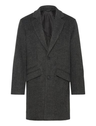 Jjhays Wool Blend Coat Villakangastakki Pitkä Takki Grey Jack & J S