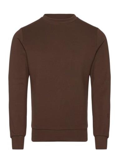 Mmgabel Crew Neck Sweat Tops Sweat-shirts & Hoodies Sweat-shirts Brown...