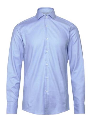 H-Hank-Spread-C1-222 Tops Shirts Business Blue BOSS