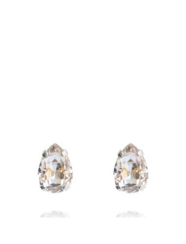 Petite Drop Stud Earring Rhodium Accessories Jewellery Earrings Studs ...