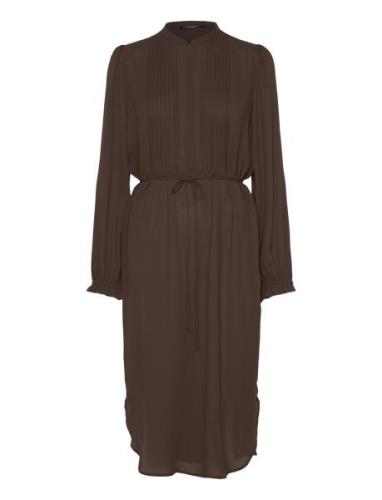 Camillabbfilla Dress Polvipituinen Mekko Brown Bruuns Bazaar