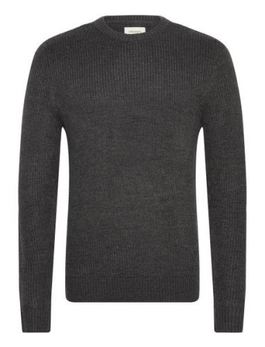 Pullover Tops Knitwear Round Necks Black Blend