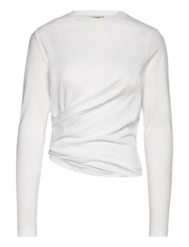 Colleniw Ls Tops Shirts Long-sleeved White InWear