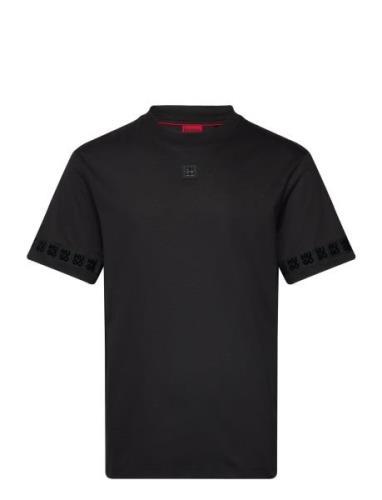 Deternati Tops T-shirts Short-sleeved Black HUGO