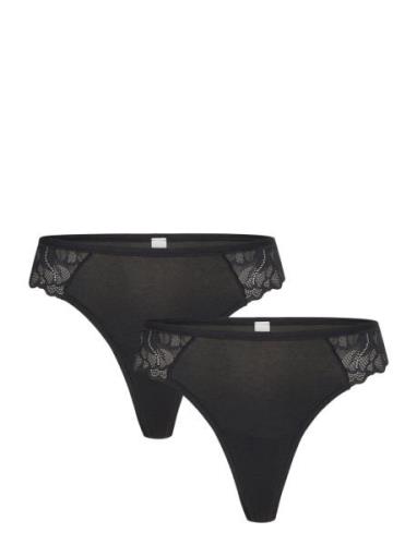 Brief Thong Reg Blenda Co W La Stringit Alusvaatteet Black Lindex