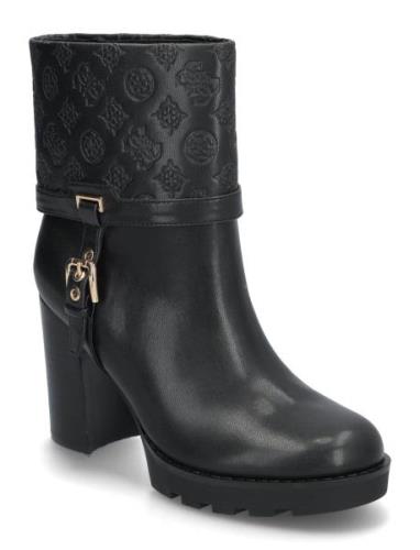 Neadla Shoes Boots Ankle Boots Ankle Boots With Heel Black GUESS