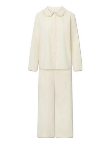 Frida Pajama - Lace Pyjama Cream STUDIO FEDER