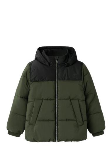 Nkmmorning Puffer Jacket Tb Toppatakki Khaki Green Name It