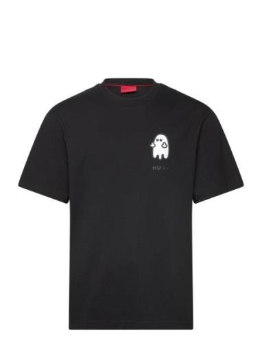 Dicatiko Designers T-shirts Short-sleeved Black HUGO