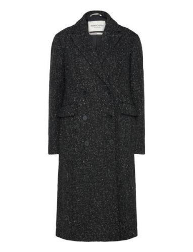 Woven Coats Outerwear Coats Winter Coats Black Marc O'Polo