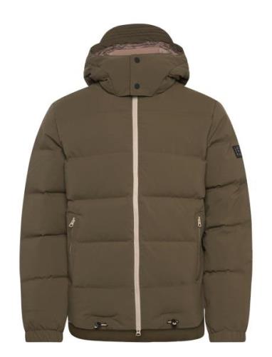 Ben Down Puffer Jacket Vuorillinen Takki Topattu Takki Green Lexington...