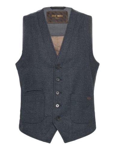 Mmgmason Herringb Waistcoat Puvun Liivi Navy Mos Mosh Gallery