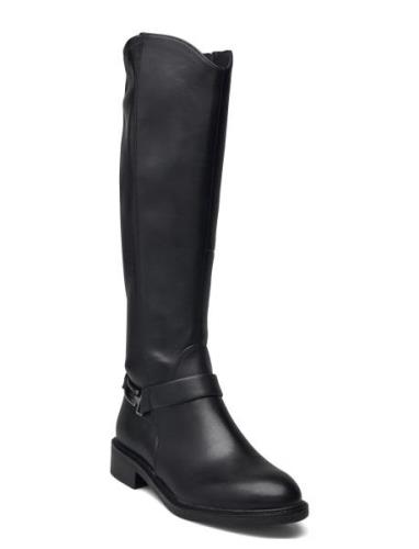 Women Boots Korkeavartiset Saapikkaat Black Tamaris