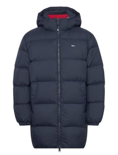 Tjm Essential Down Parka Parka Takki Navy Tommy Jeans