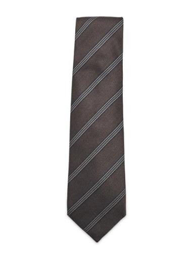 Tie Solmio Kravatti Brown Oscar Jacobson