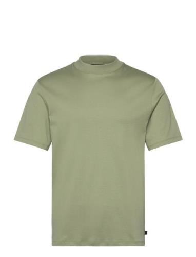 Ace Mock Neck T-Shirt Tops T-shirts Short-sleeved Green J. Lindeberg