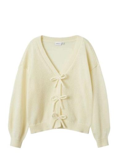 Nkfnatasje Ls Knit Card Tops Knitwear Cardigans Cream Name It