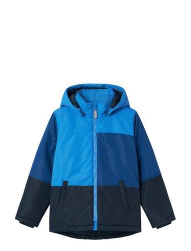 Nkmmax Jacket Blocks2 Noos Toppatakki Blue Name It