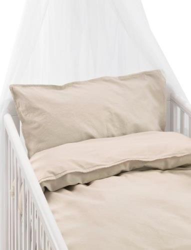 2-Dels Set Humble Beige Spjälsäng Home Sleep Time Bed Sets Beige Borga...